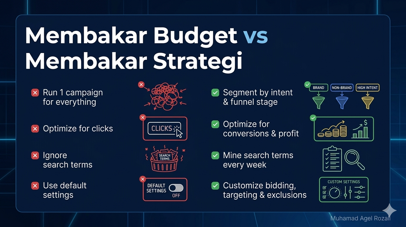 Membakar Budget vs Membakar Strategi: Menolak Pasrah pada 'Default Settings'