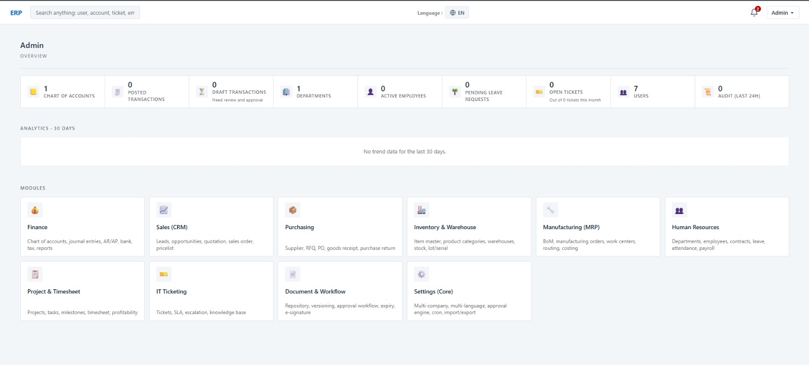 System ERP - Production & Inventory System Coffee